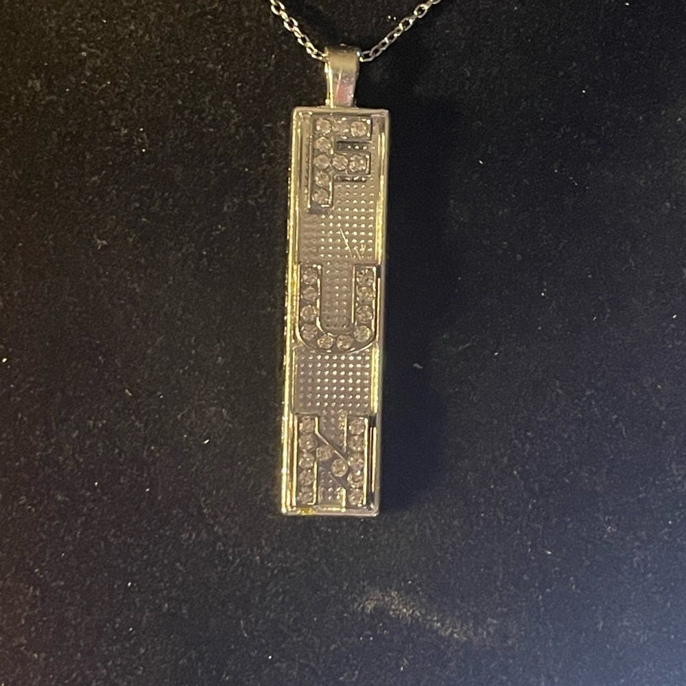 Necklace Iced-Out (“Run”) Pendant - Picture 3 of 3